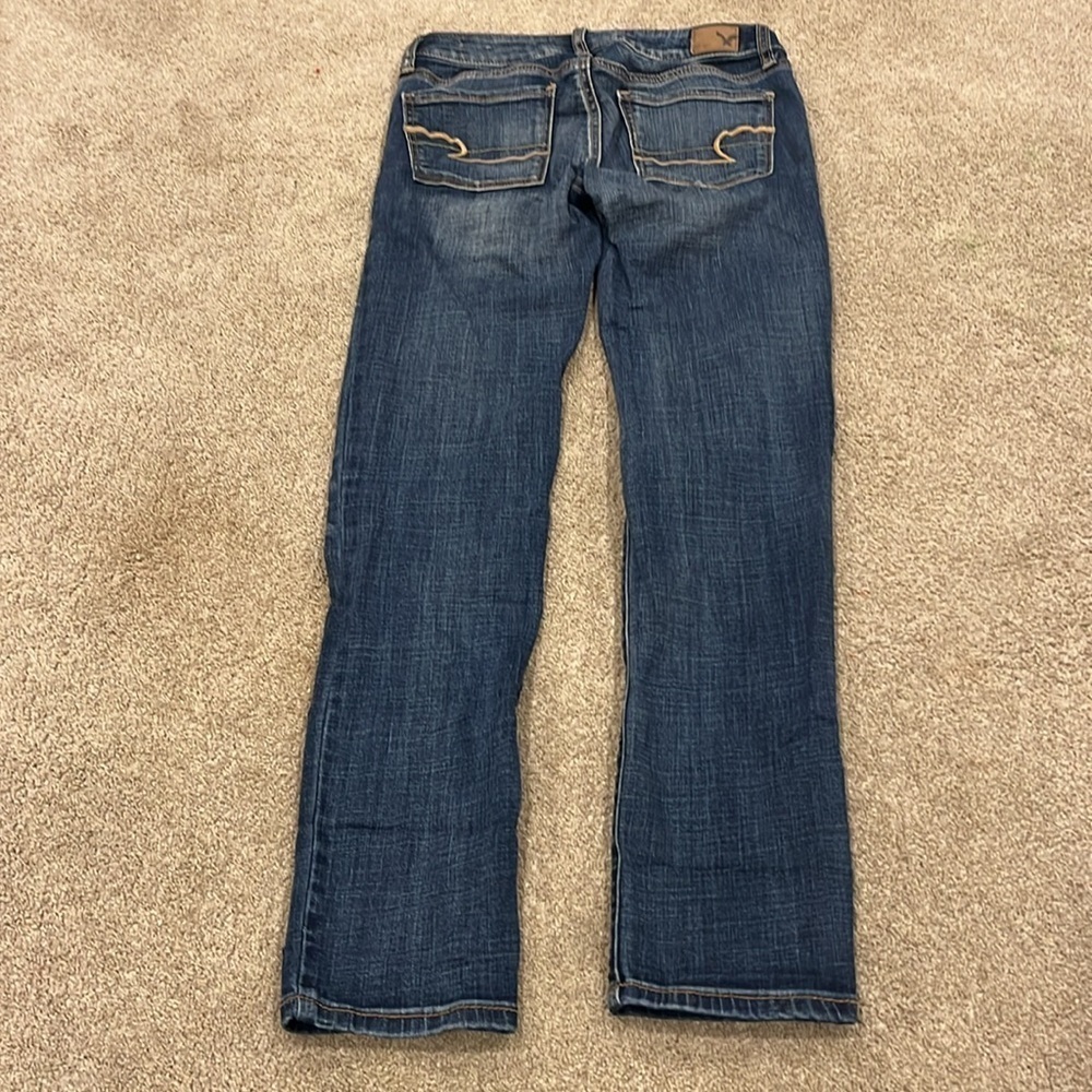 American Eagle outfitters super stretch skinny jeans 0 short . - Picture 8 of 9